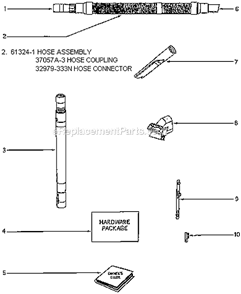 Page A Diagram and Parts List for 4682AT-1  Eureka Upright Vacuum