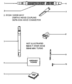 Page D Diagram and Parts List for 4686ATV  Eureka Upright Vacuum