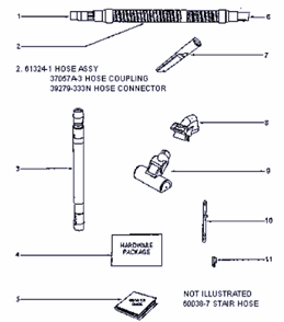 Page D Diagram and Parts List for 4689ATV  Eureka Upright Vacuum