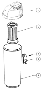 Part Location Diagram of 75188-7 Eureka Cover & Graphics Assembly