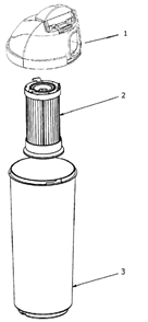 Page B Diagram and Parts List for 4703D  Eureka Upright Vacuum