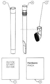 Page D Diagram and Parts List for 4704ONG  Eureka Upright Vacuum