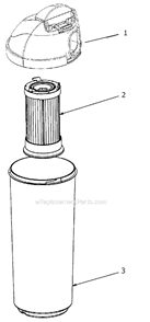 Page C Diagram and Parts List for 4704RSD  Eureka Upright Vacuum