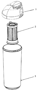 Page B Diagram and Parts List for 4709AZ  Eureka Upright Vacuum