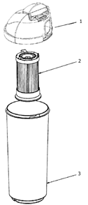 Page B Diagram and Parts List for 4711BZ  Eureka Upright Vacuum