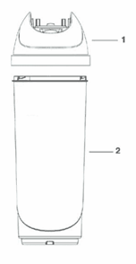 Page B Diagram and Parts List for 4712AZ  Eureka Upright Vacuum