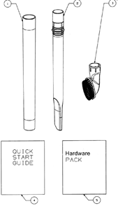 Page D Diagram and Parts List for 4712AZ  Eureka Upright Vacuum