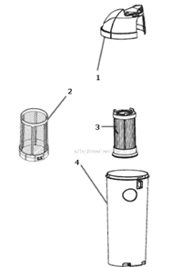 Page B Diagram and Parts List for 4718AVZ  Eureka Upright Vacuum