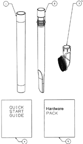 Page D Diagram and Parts List for 4751AZ  Eureka Upright Vacuum