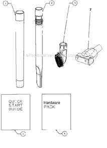 Page A Diagram and Parts List for 4773AZ  Eureka Upright Vacuum