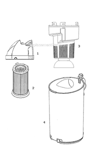 Page C Diagram and Parts List for 4773AZ  Eureka Upright Vacuum