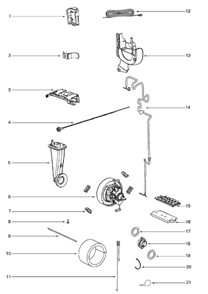 Part Location Diagram of 71969-1 Frigidaire Gasket - Motor Hub
