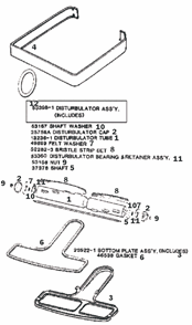 Page D Diagram and Parts List for 5130B  Eureka Upright Vacuum