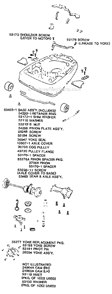 Page B Diagram and Parts List for 5134B  Eureka Upright Vacuum