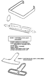 Page D Diagram and Parts List for 5134B  Eureka Upright Vacuum