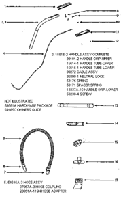 Part Location Diagram of 39272 Eureka Transmission Cable Assemb