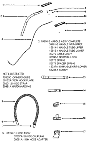Page D Diagram and Parts List for 5194ATS  Eureka Upright Vacuum
