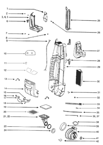 Part Location Diagram of 39248B-313N Eureka Lens