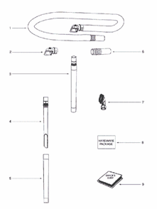 Page D Diagram and Parts List for 5813AV  Eureka Upright Vacuum