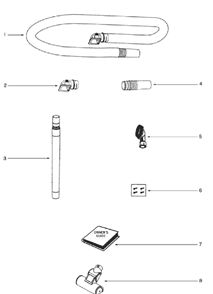 Page D Diagram and Parts List for 5847AVX  Eureka Upright Vacuum
