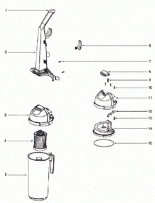 Part Location Diagram of 74589-1 Eureka Handle