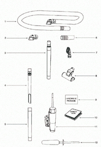 Page A Diagram and Parts List for 5856DVZE  Eureka Upright Vacuum
