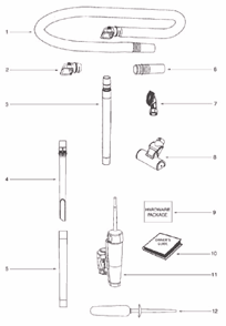 Part Location Diagram of 72892 Eureka Package - Hardware