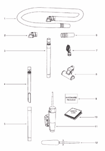 Page A Diagram and Parts List for 5892BVZ  Eureka Upright Vacuum