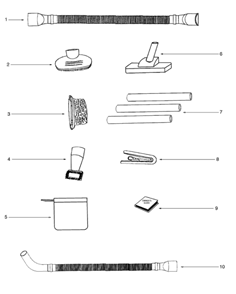 Page A Diagram and Parts List for 59AV  Eureka Upright Vacuum