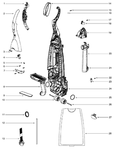 Part Location Diagram of 60810 Frigidaire Washer Package