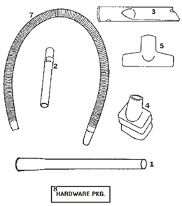 Part Location Diagram of 54691-1 Frigidaire Hose Assembly - Crtnd