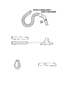 Part Location Diagram of E-36593 Eureka Straight Wand Assembly
