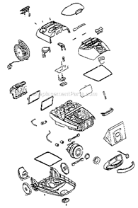 Part Location Diagram of E-54893 Eureka Bag Indicator