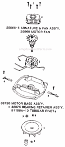 Part Location Diagram of 13355-2 Frigidaire Field Assembly - Cartoned