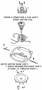 Page B Diagram and Parts List for 7528B  Eureka Upright Vacuum
