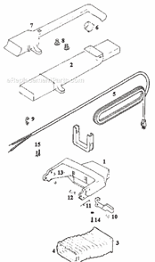 Page D Diagram and Parts List for 7534A  Eureka Upright Vacuum