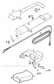 Page D Diagram and Parts List for 7577BT  Eureka Upright Vacuum