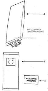 Page A Diagram and Parts List for 7601D  Eureka Upright Vacuum