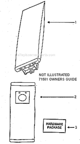 Page A Diagram and Parts List for 7602A  Eureka Upright Vacuum