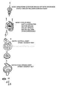 Page C Diagram and Parts List for 7608AT  Eureka Upright Vacuum