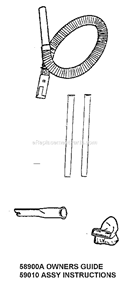 Page A Diagram and Parts List for 7608BT  Eureka Upright Vacuum