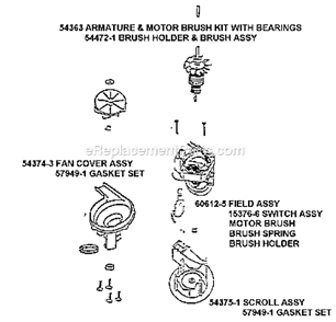 Page C Diagram and Parts List for 7611BT  Eureka Upright Vacuum