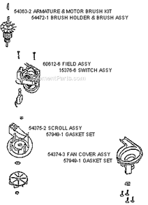 Page C Diagram and Parts List for 7612BT  Eureka Upright Vacuum