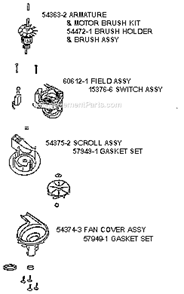 Page C Diagram and Parts List for 7620AT  Eureka Upright Vacuum