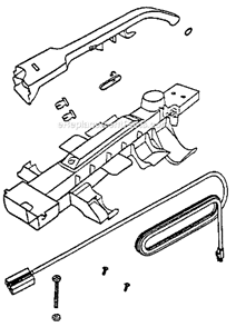 Page D Diagram and Parts List for 7625AT  Eureka Upright Vacuum