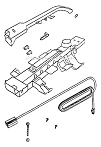 Page D Diagram and Parts List for 7640AT  Eureka Upright Vacuum