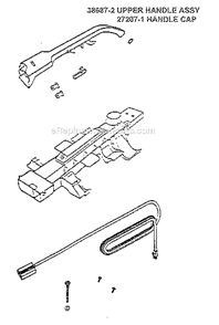 Page D Diagram and Parts List for 7640BTH  Eureka Upright Vacuum