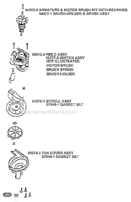 Page C Diagram and Parts List for 7640BT  Eureka Upright Vacuum