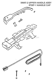 Page D Diagram and Parts List for 7641ATS  Eureka Upright Vacuum