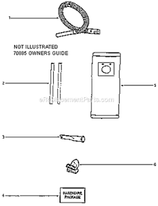 Page A Diagram and Parts List for 7671AT  Eureka Upright Vacuum
